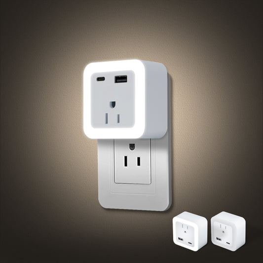 Night Light with Outlet Extender