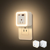 Night Light with Outlet Extender