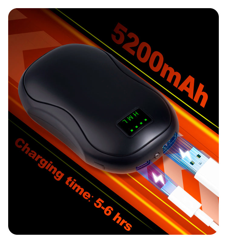 JackonLux |Multi-Function Hand Warmer – Power Bank & Flashlight in One Compact Design