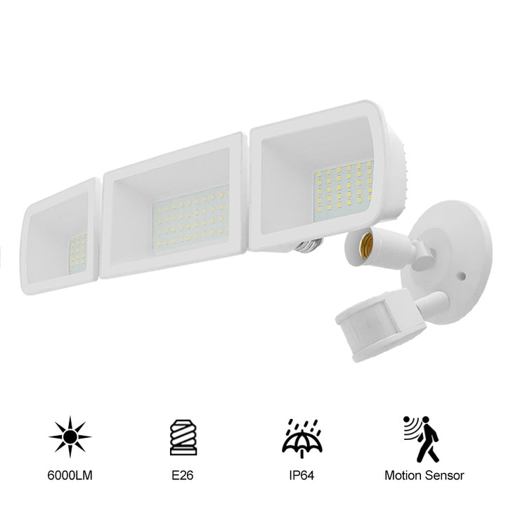 High Lumen Outdoor Motion Sensor Light with Adjustable Angle | JackonLux