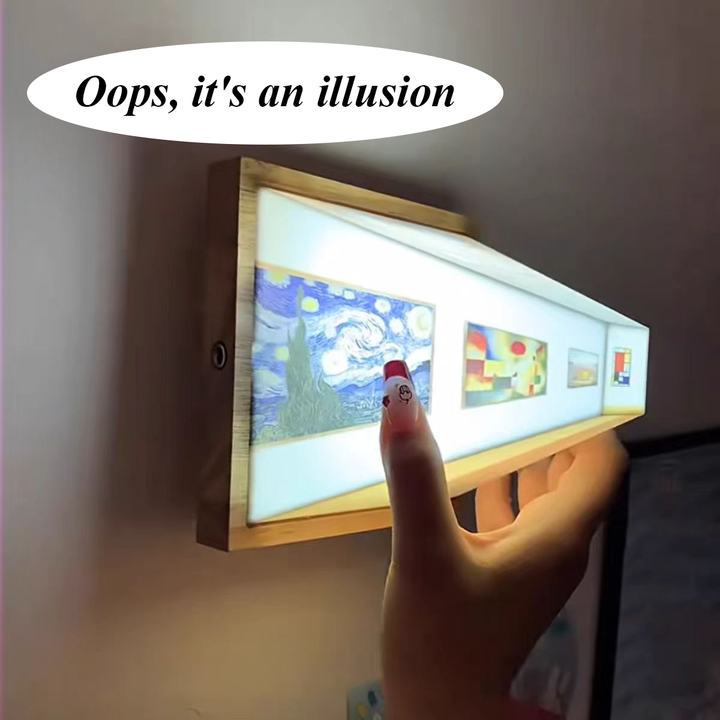 【TikTok】3D effect wall lamp illusion Light Gallery perspective wall lamp | JackonLux