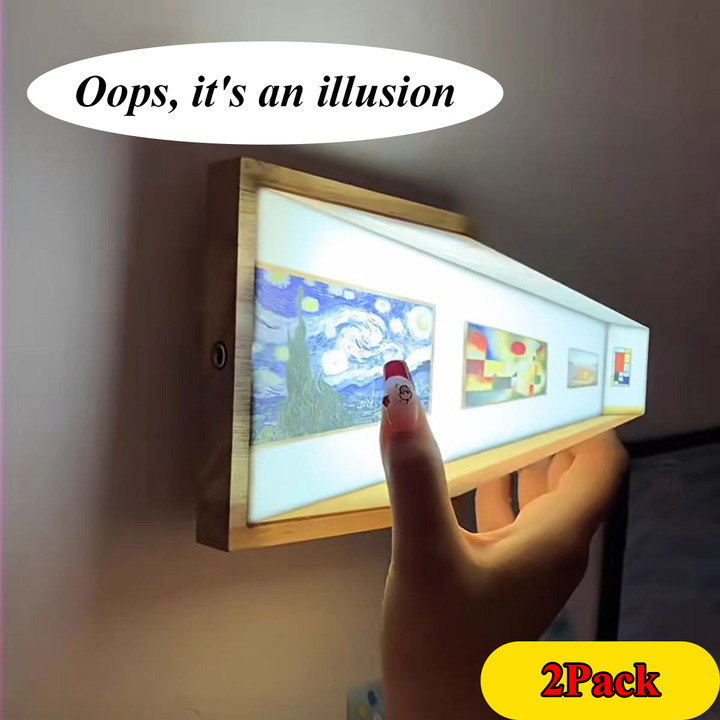 【TikTok】3D effect wall lamp illusion Light Gallery perspective wall lamp | JackonLux