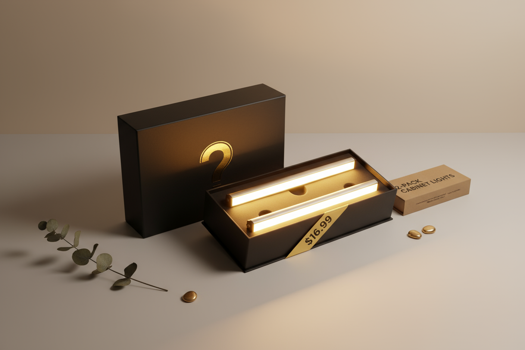 16.99美元橱柜灯盲盒共2PK