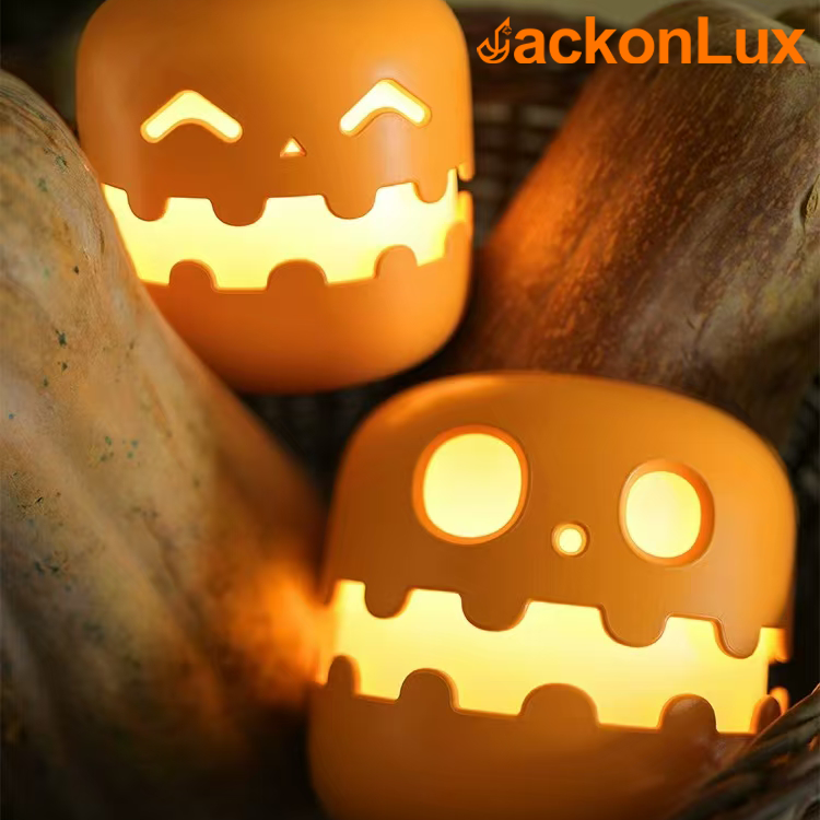 【TikTok】Pumpkin Night Light Jack on Lantern Halloween Lights| JackonLux