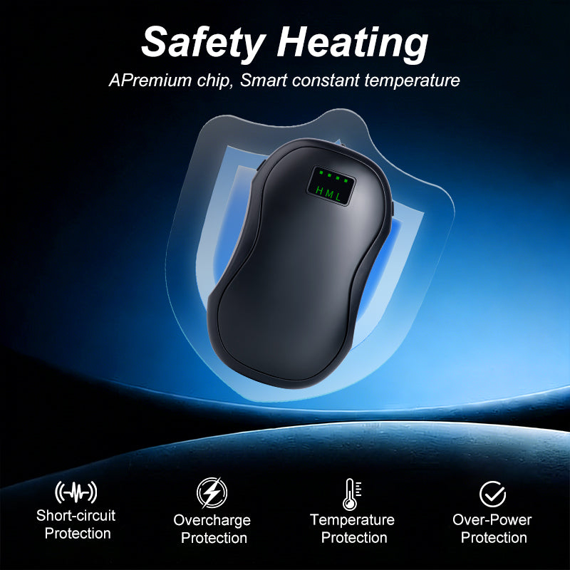 JackonLux 2-Pack 3-in-1 Emergency Survival Gear: 10,400mAh Power Bank, LED Flashlight & Pocket Heater – Travel-Friendly EDC Essentials for Hiking, Camping & Road Trips