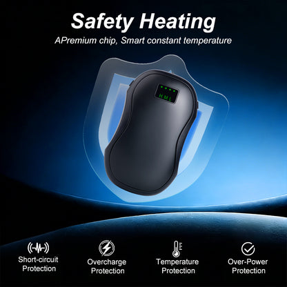 JackonLux 2-Pack 3-in-1 Emergency Survival Gear: 10,400mAh Power Bank, LED Flashlight & Pocket Heater – Travel-Friendly EDC Essentials for Hiking, Camping & Road Trips