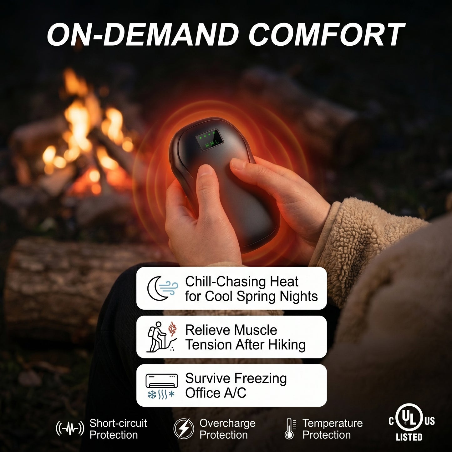 Electric Hand Warmer & Emergency Power Bank | JackonLux