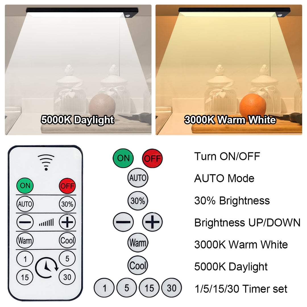 Rechargeable Motion Sensor Cabinet Light with Remote Control | JackonLux