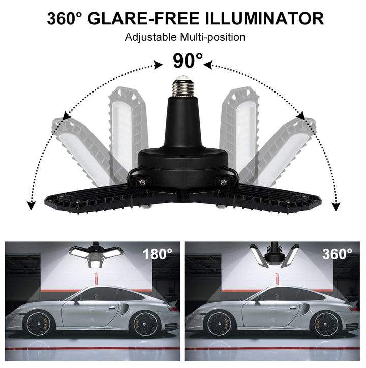 JackonLux Super Bright Sensor Garage Light with Emergency Battery | JackonLux