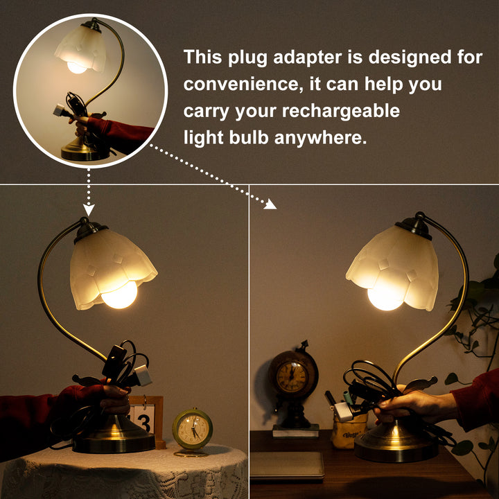 Magic Plug Emergency Light Bulb Adapter | Portable Plug Cap | JackonLux