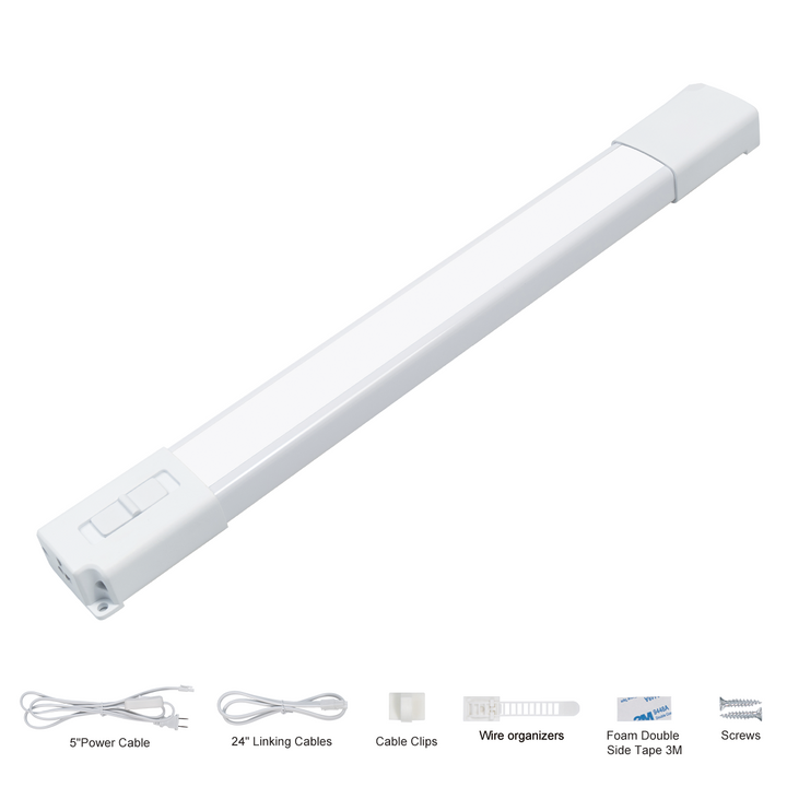 18-Inch Dimmable LED Under Cabinet Light | 42W, 900LM, Linkable | JackonLux