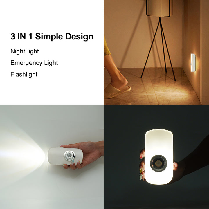 Multifunctional Rechargeable Induction Night Light with Flashlight | JackonLux