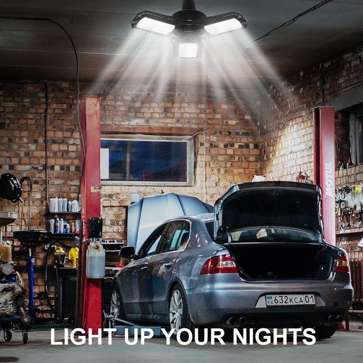 JackonLux Super Bright Sensor Garage Light with Emergency Battery | JackonLux