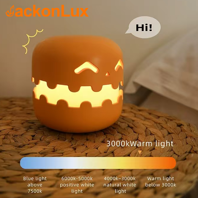 【TikTok】Pumpkin Night Light Jack on Lantern Halloween Lights| JackonLux