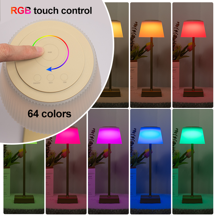 RGB Touch Desk Lamp with USB Charging & Stepless Dimming | JackonLux