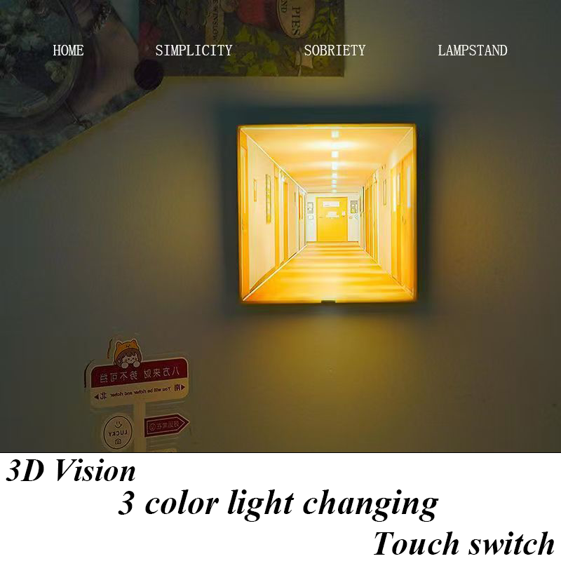 【TikTok】3D effect wall lamp illusion Light Gallery perspective wall lamp | JackonLux