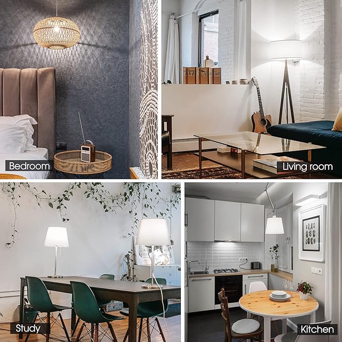 (4Pack)Safety Bulb — Explosion-Proof, Moisture-Proof & Energy Smart!