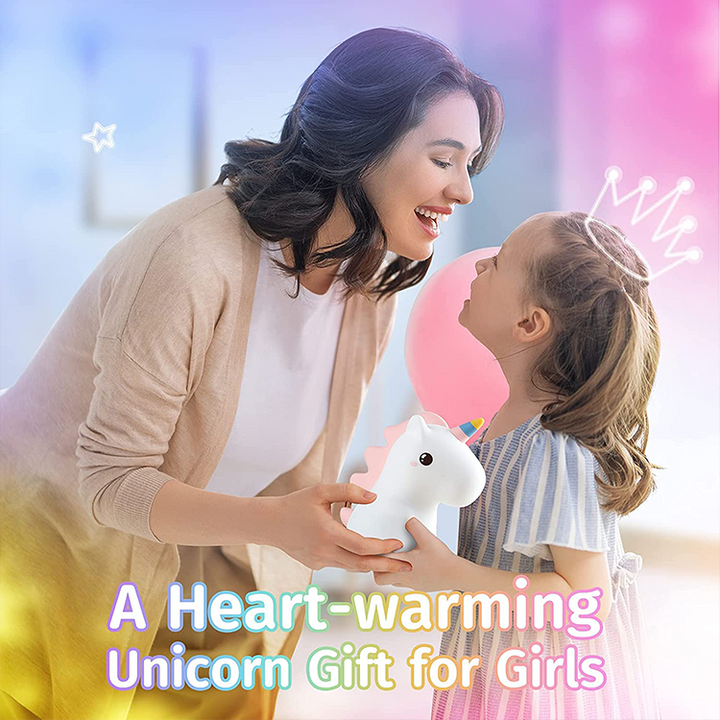 Unicorn Night Light - Color Changing Kids Sleep Light | JackonLux