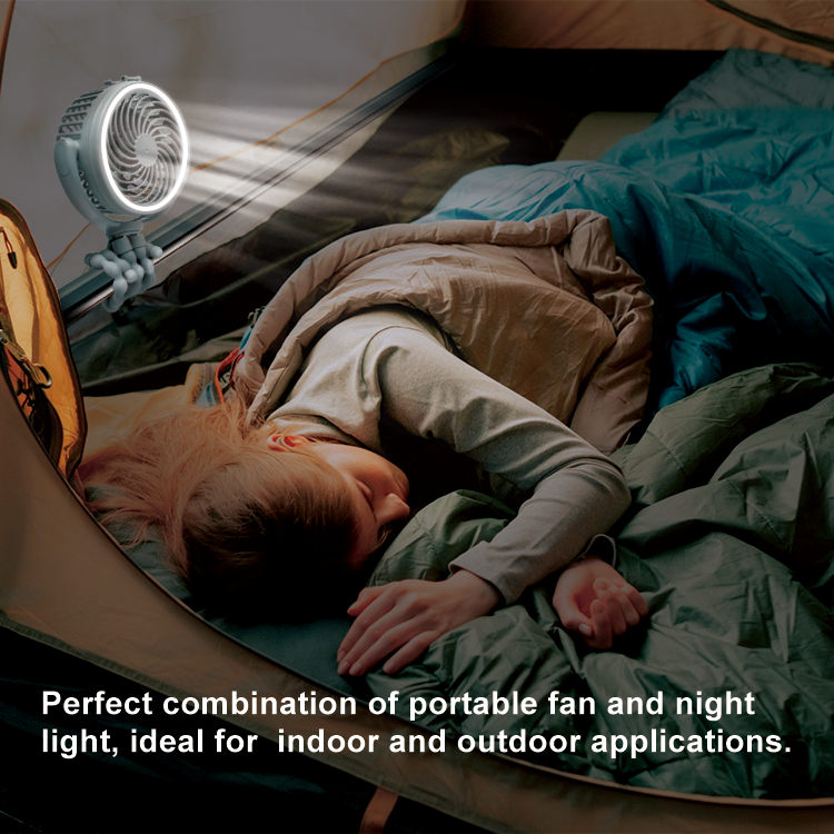 Multifunctional Portable Fan Light | 5200mAh Power Bank | JackonLux