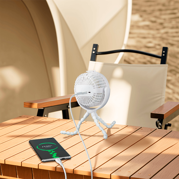 Multifunctional Portable Fan Light | 5200mAh Power Bank | JackonLux