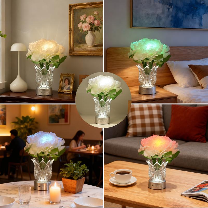 Rechargeable LED Color Changing Flower Light