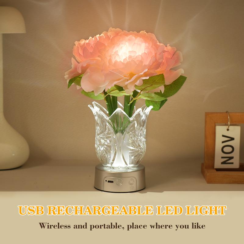 Rechargeable LED Color Changing Flower Light