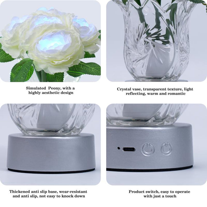 Rechargeable LED Color Changing Flower Light