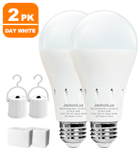 9W Portable Emergency LED Bulb | E27/E26/B22 Base | JackonLux