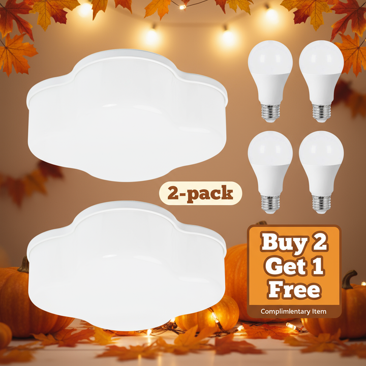 2× RGB children's cloud lights & 4PK smart motion sensor bulbs