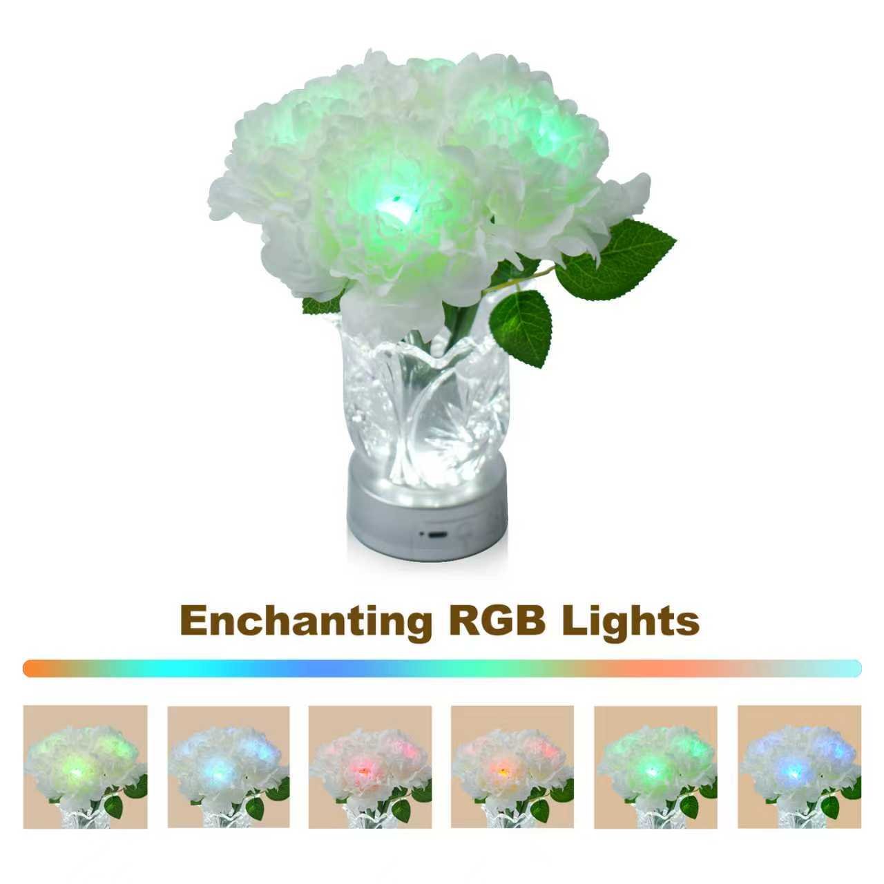 Rechargeable RGB Floral Night Light | JackonLux