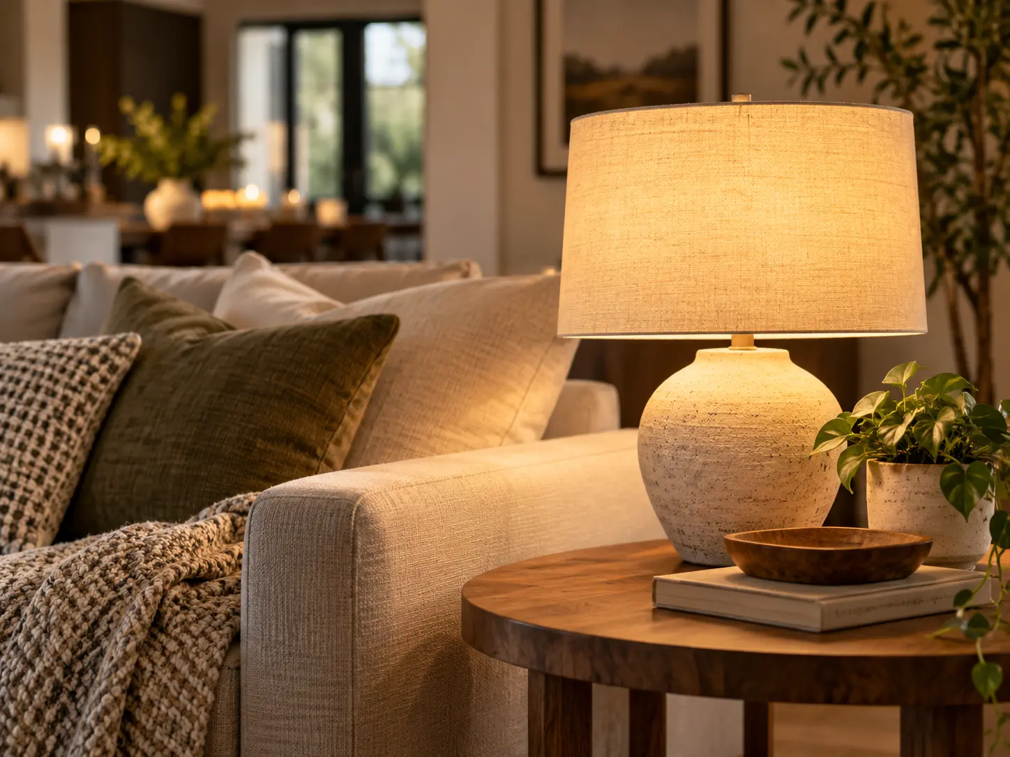 Warm everyday home lighting