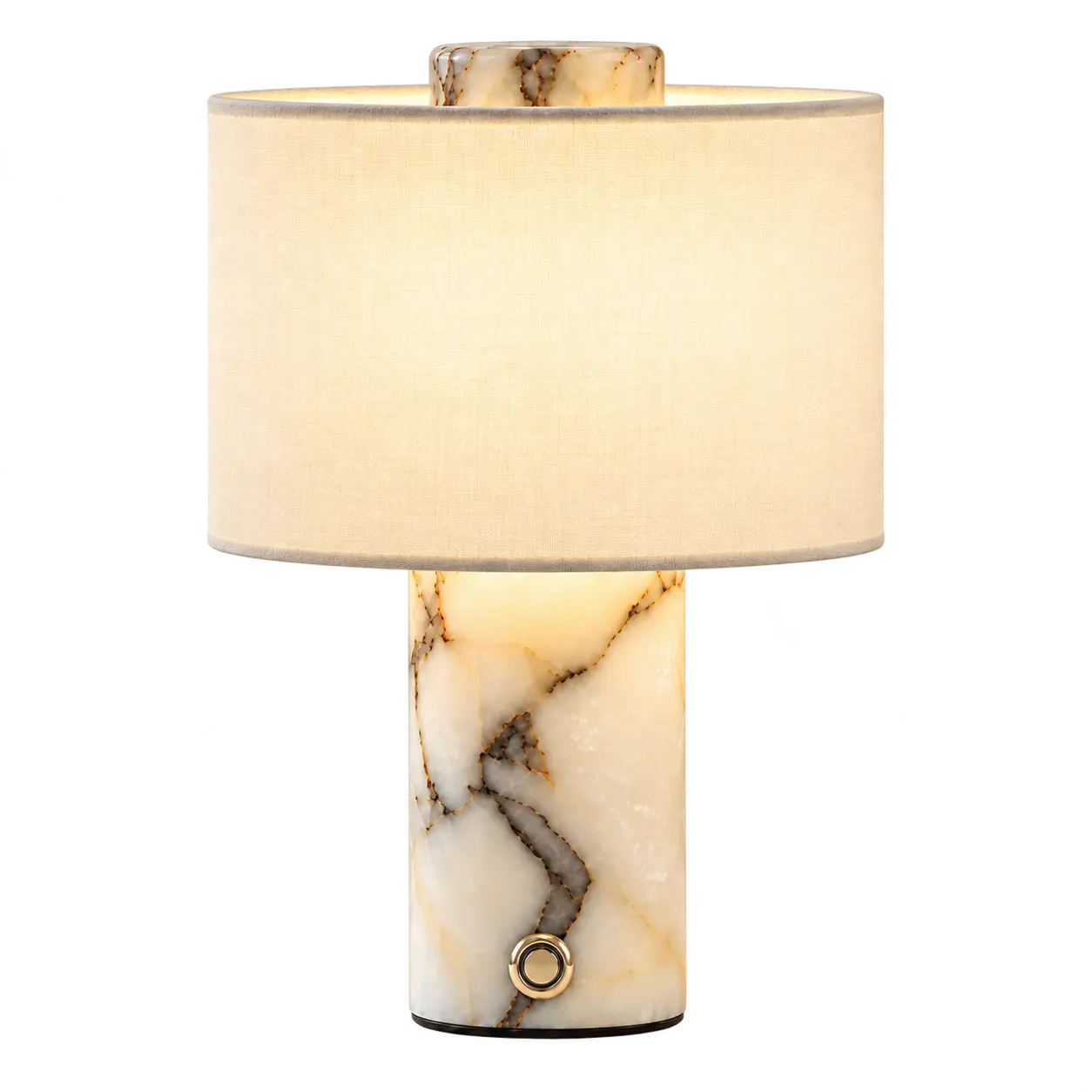 Rechargeable Natural Marble Table Lamp product view