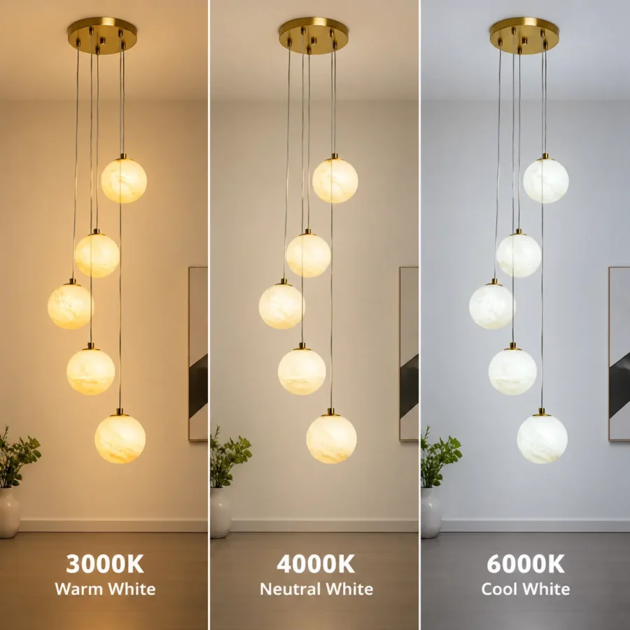 5-Light Globe Cluster Pendant Light | JackonLux