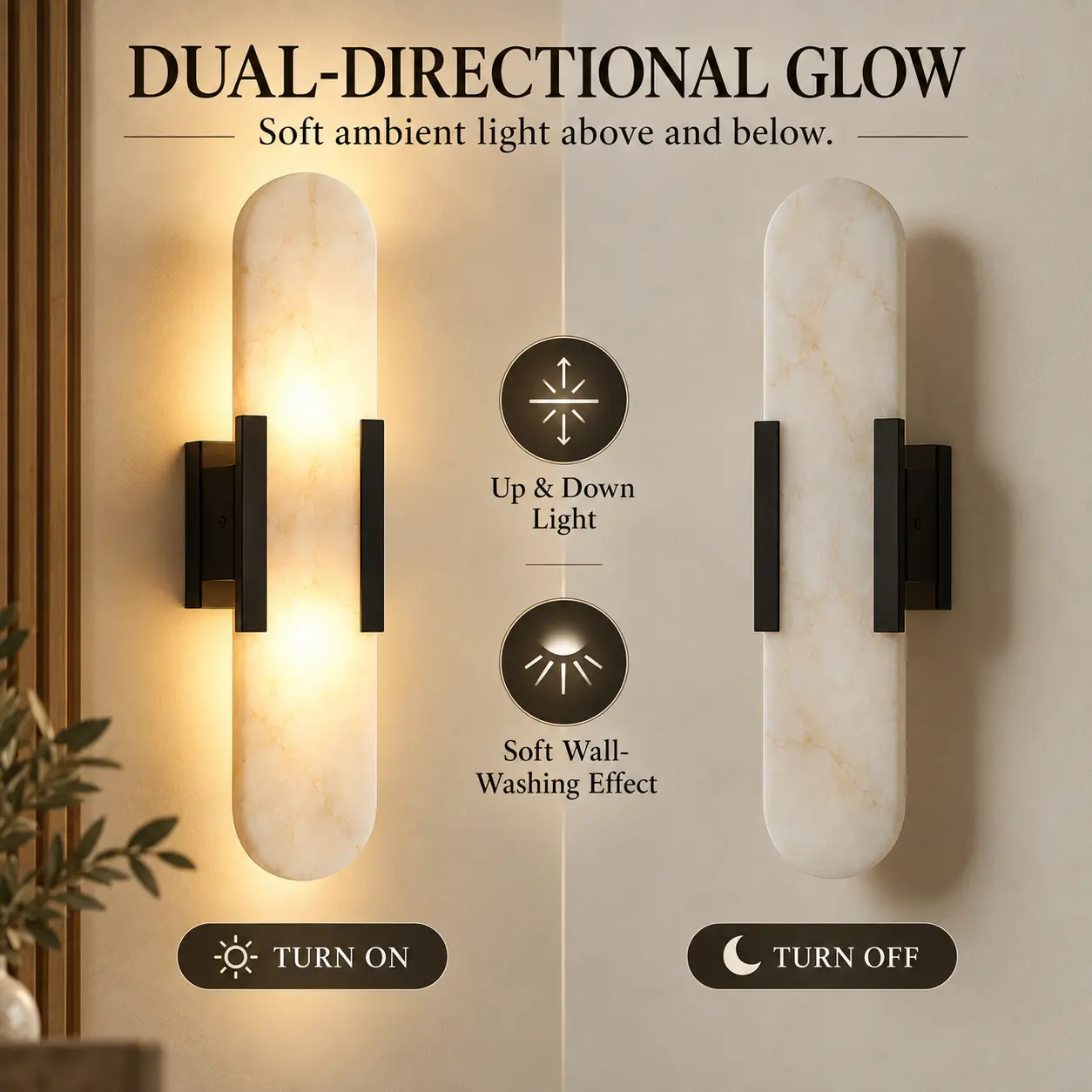 Alabaster 2-Light Wall Sconces with G9 Bulbs, Set of 2: installation Hardware