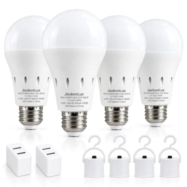 Rechargeable Emergency Light Bulbs for Power Outages