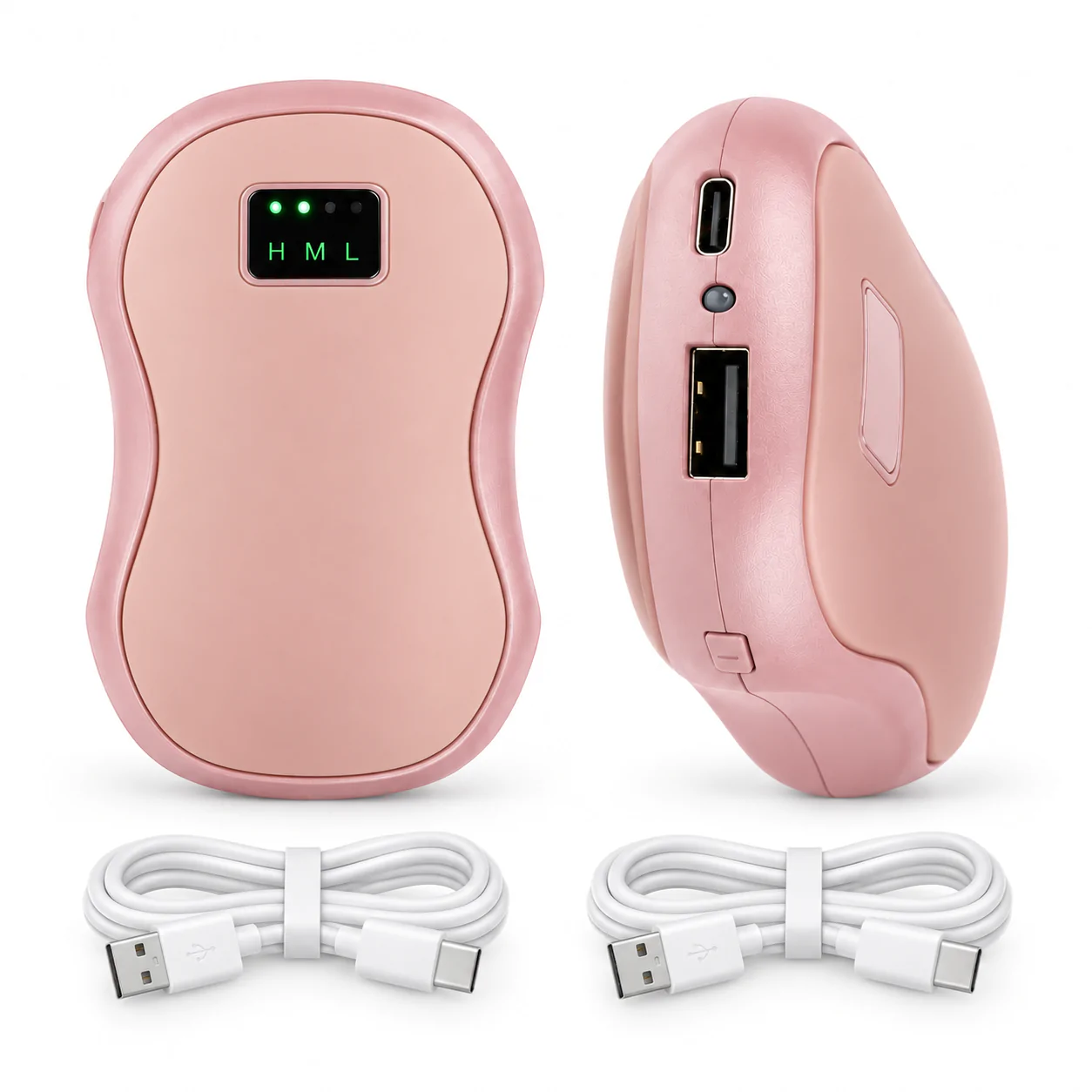 JackonLux rechargeable hand warmers 2 pack in pink